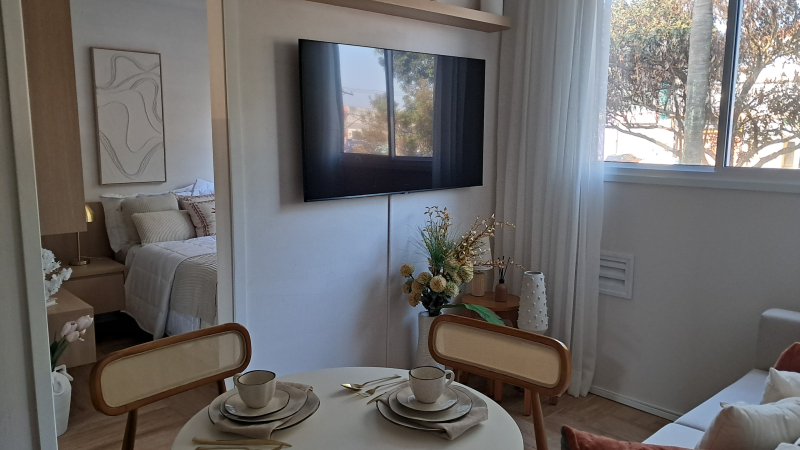 Apartamento à venda em São Paulo, Cidade satélite, Santa Bárbara, com 2 quartos, 32m² - Imóveis Magamar